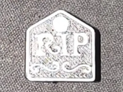 Tombstone RIP Keycap aus COD Zombies