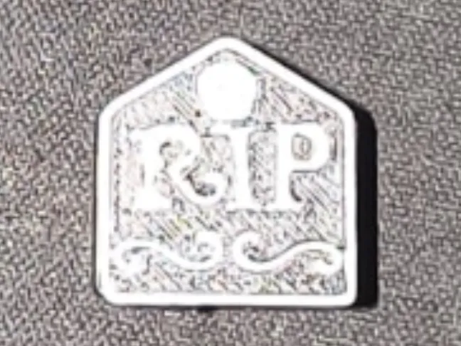 Tombstone RIP Keycap aus COD Zombies