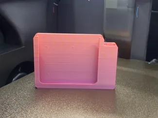 Sticky note book and pen fridge holder 