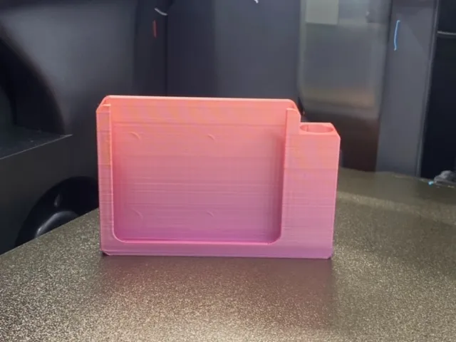 Sticky note book and pen fridge holder 