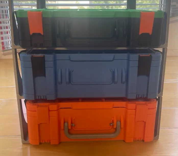 Gridfinity Storage Box shelf all in one parametric