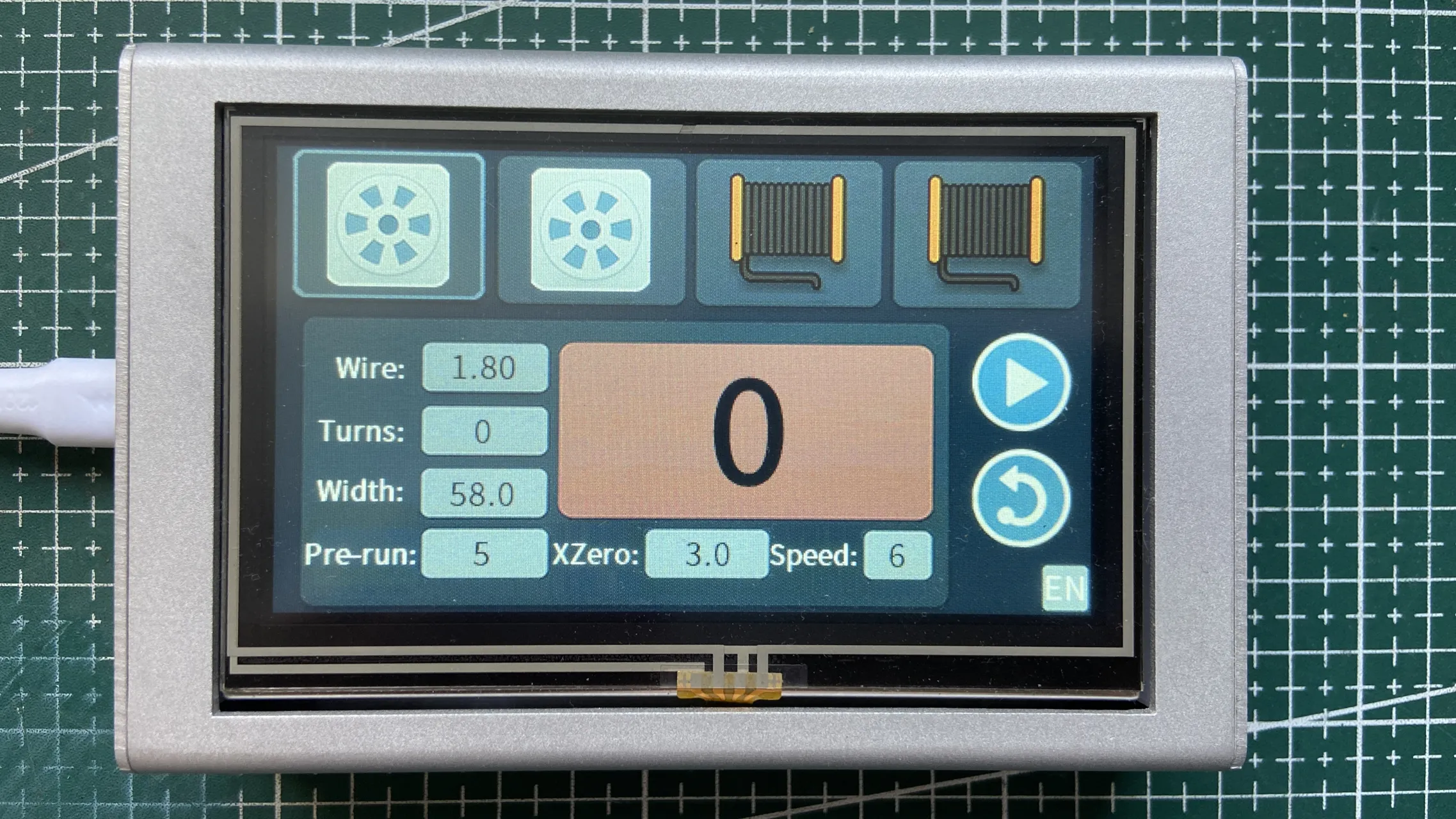 3D printed multifunctional winding machine view 4