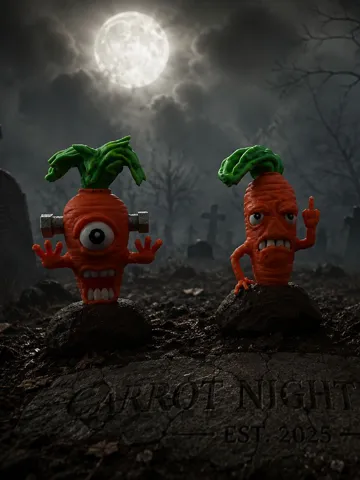 Modelo para impresión 3D: Carrot nightmare set 2 — vista de referencia 2