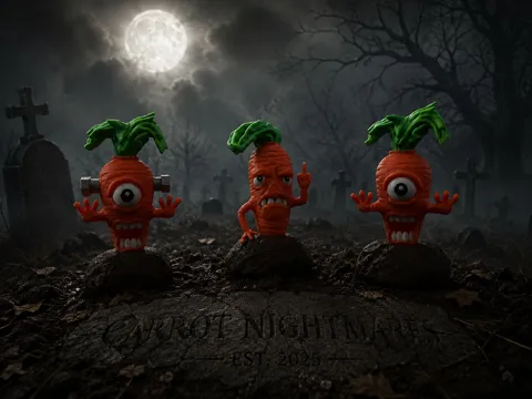 Modelo para impresión 3D: Carrot nightmare set 2 — referencia de MakerWorld