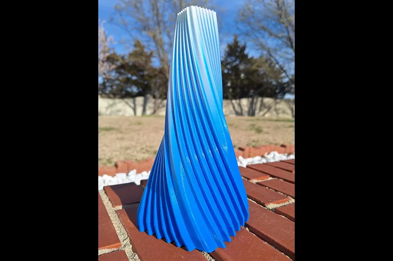 Industrial Spiral Vase