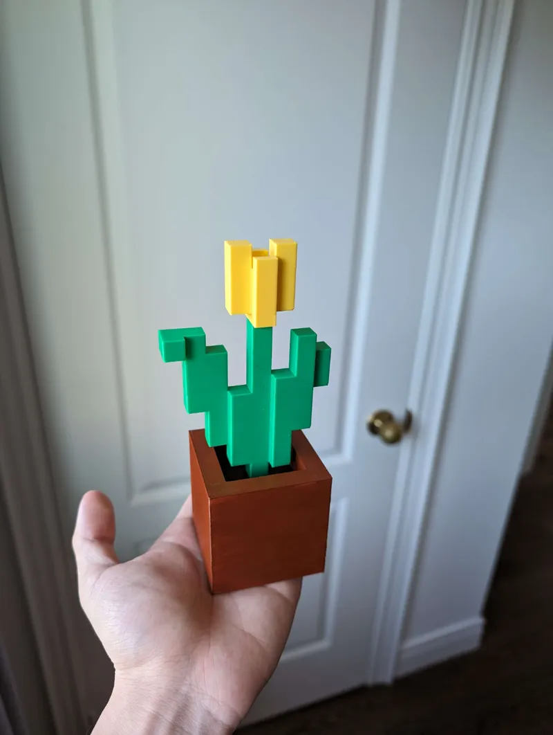 Minecraft Tulip Flower in Pot