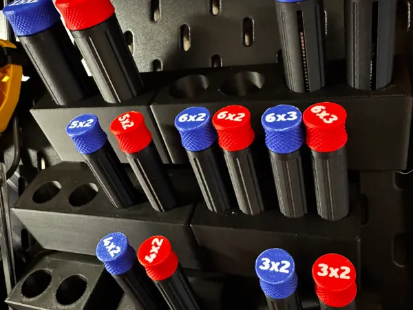 Porte-stylos aimanté pour panneau Skadis