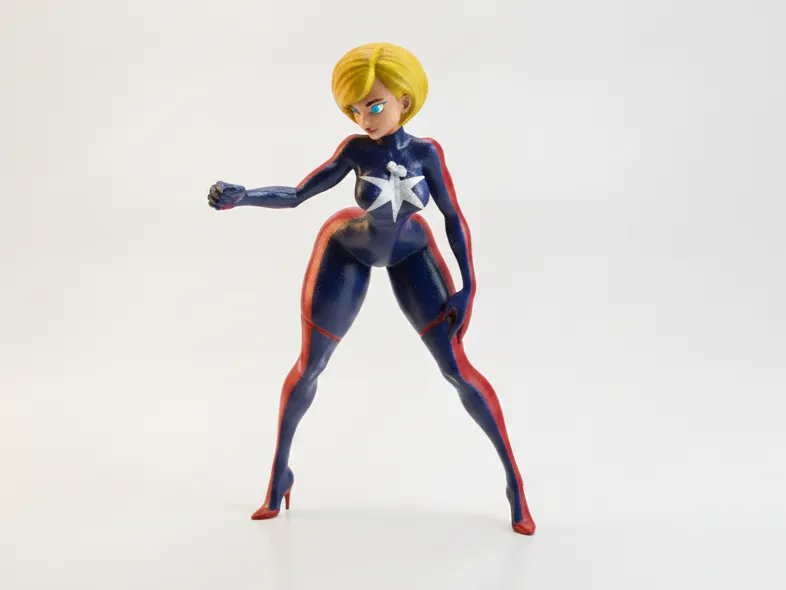 Miss Incredible Figurine Cartoons Animation