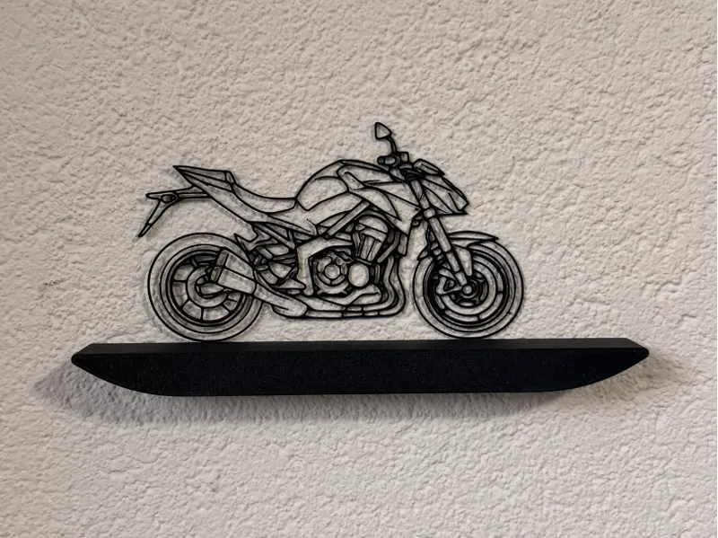 Kawasaki Z1000 motorcycle wallart