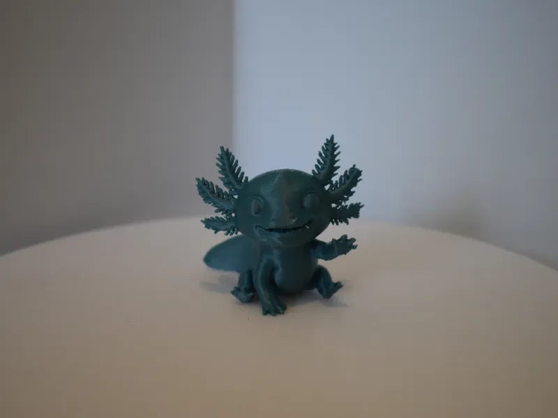 cute axolotl miniture