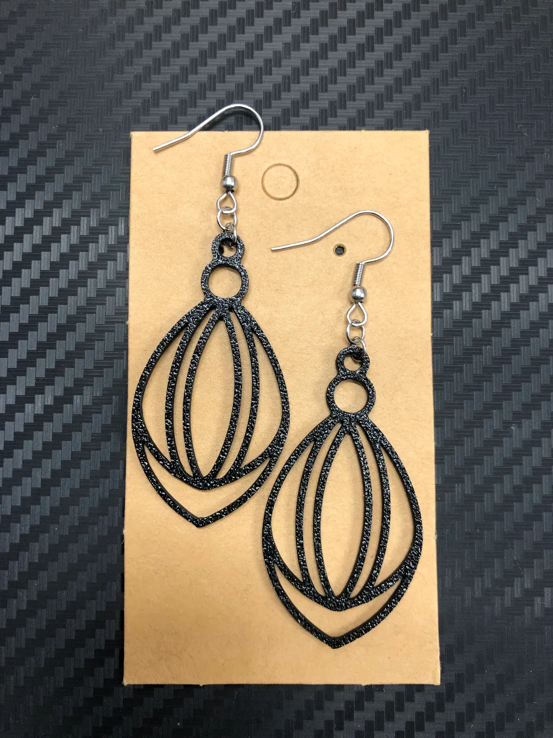 Leaf earrings no AMS, 0.4 mm nozzle view 2