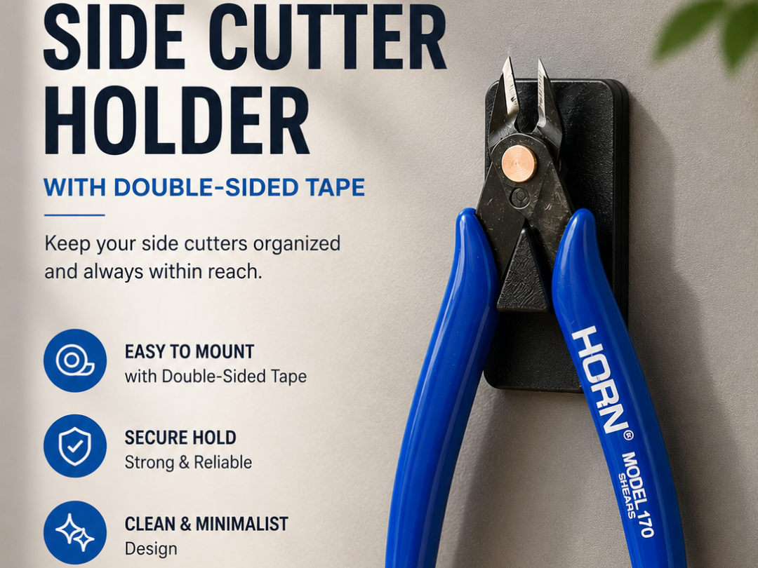 Side Cutter Wall Mount – Minimalist Tool Holder