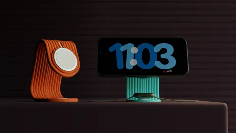 iPhone and Apple Watch Charging Stand. view 4