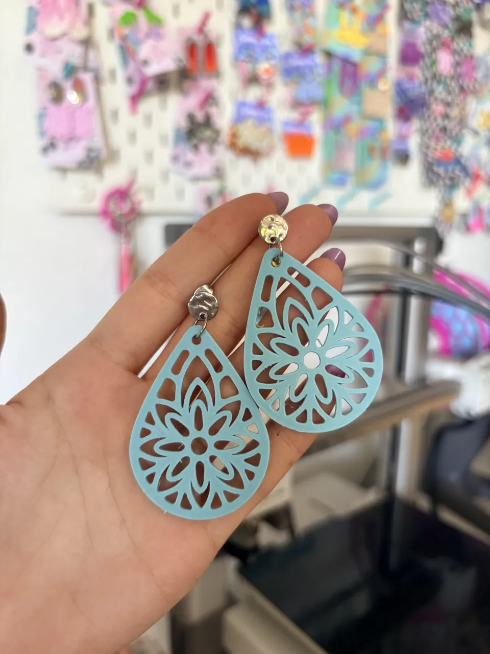 Pendientes mandala view 3