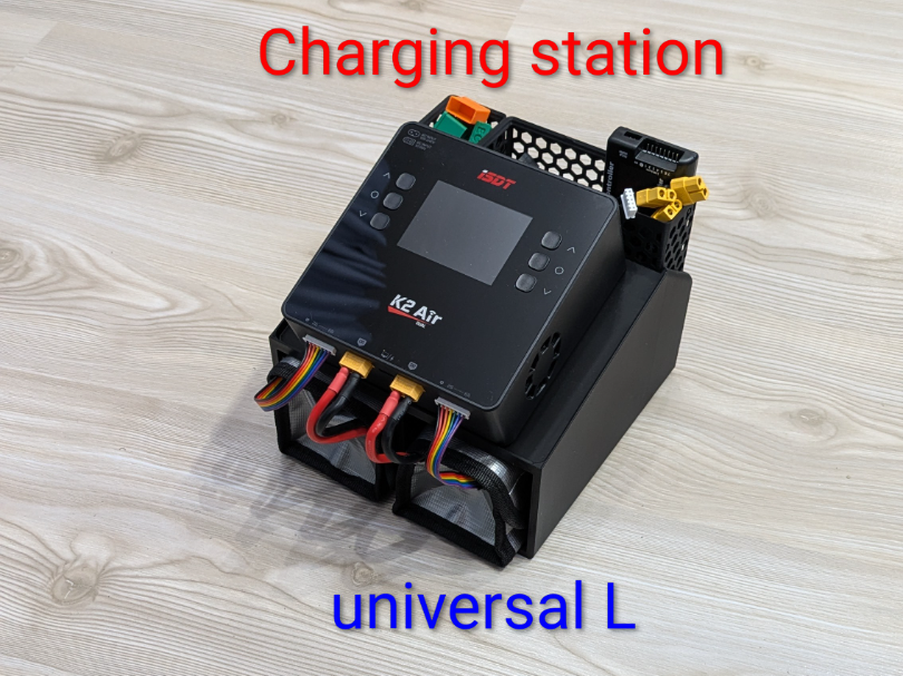 RC Ladestation Universal Gr. L mit Gridfinity