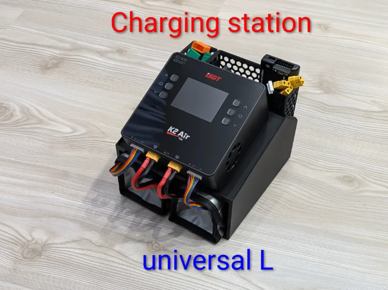 RC Ladestation Universal Gr. L mit Gridfinity