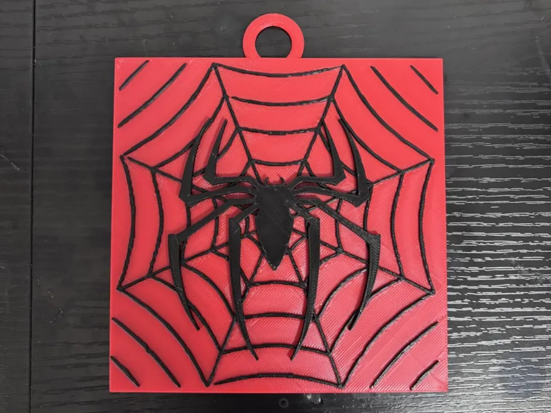 quadro logo spiderman 200x200, 150x150