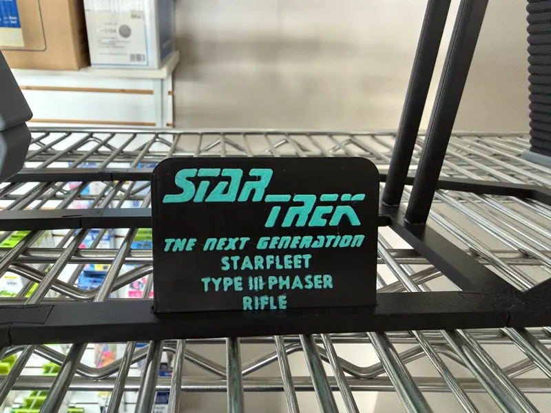 Star Trek The Next Generation Nameplate Option