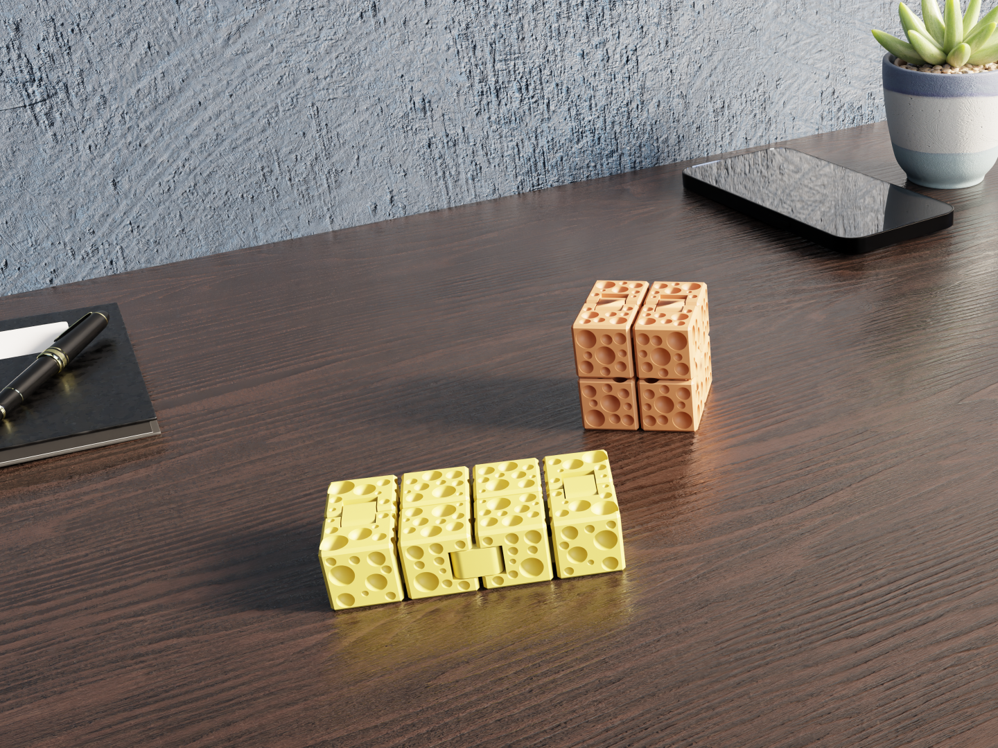 CheeseCube – Print-In-Place Infinity Cube