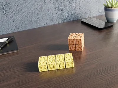 CheeseCube – Print-In-Place Infinity Cube