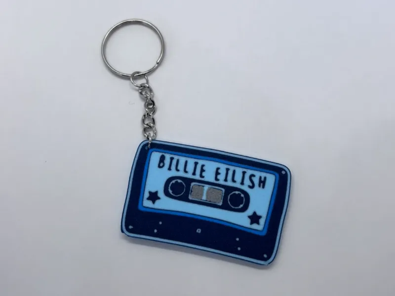 Billie Eilish Mixtape Keychain 