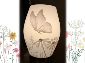 floral spring lampshade