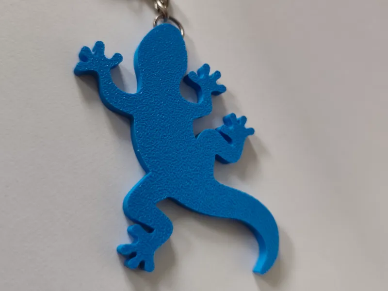 Lizard keychain