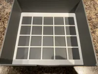 Gridfinity Drawer Insert 0.2mm layer, 2 walls, 8% infill