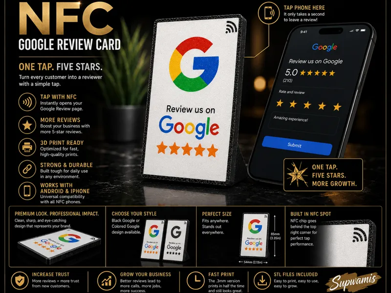 Google NFC Review Card