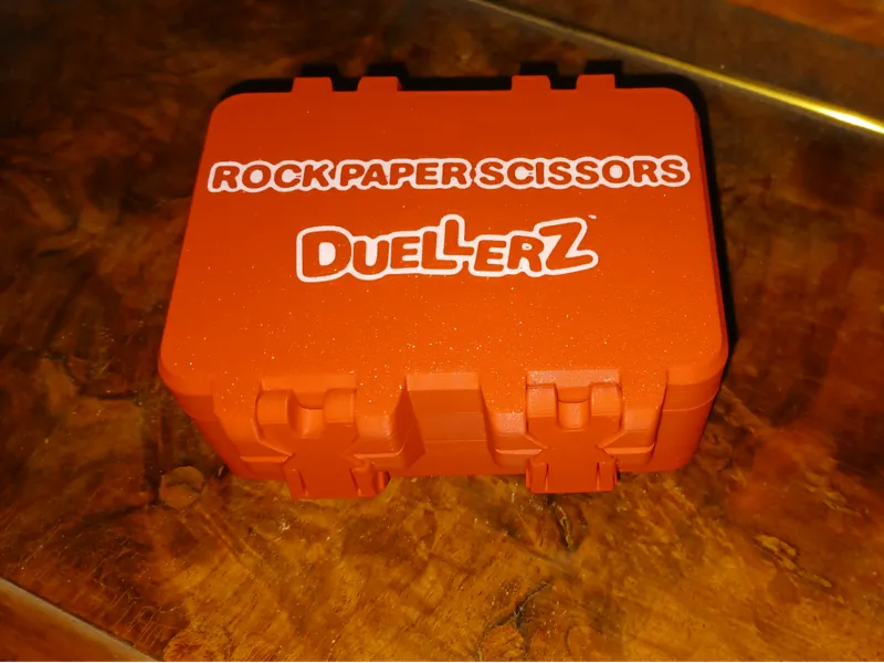 rock paper scissors duellerz card box