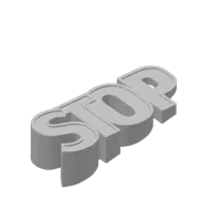 Cale de porte "STOP" — photo 4