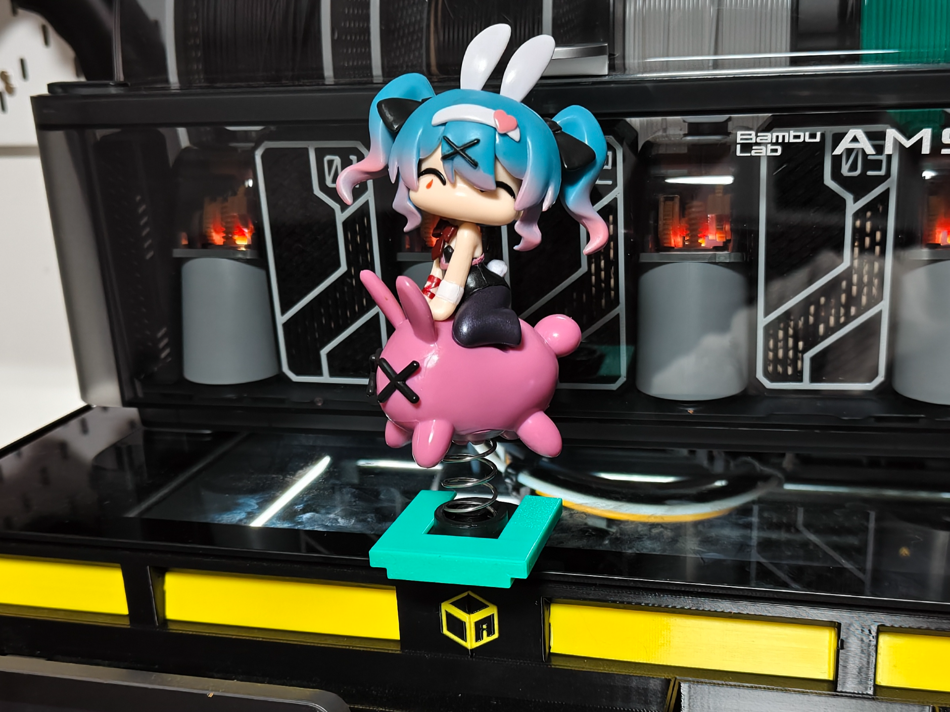 兔子洞初音摇摇乐 打印机顶盖固定架