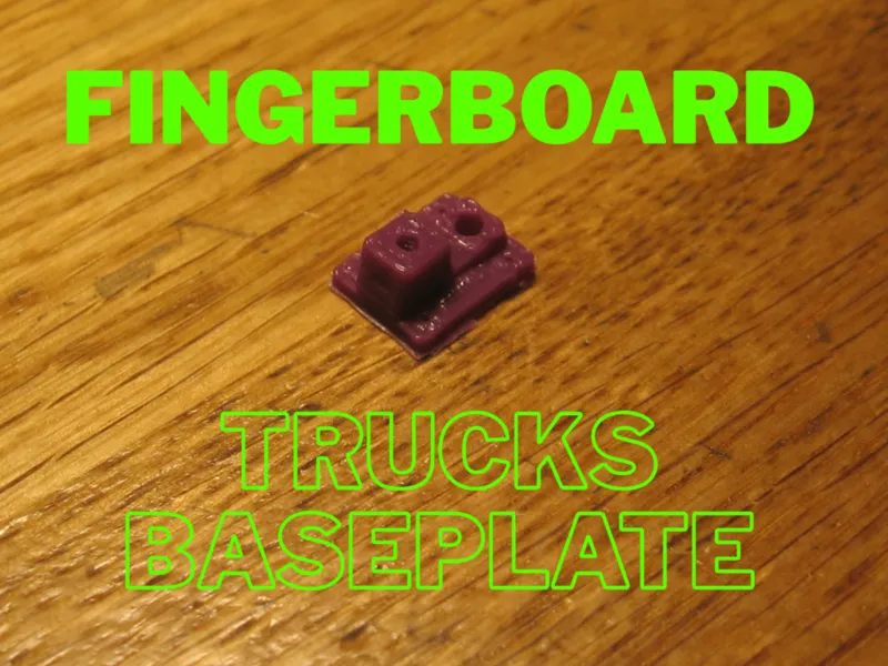 fingerboard trucks baseplate