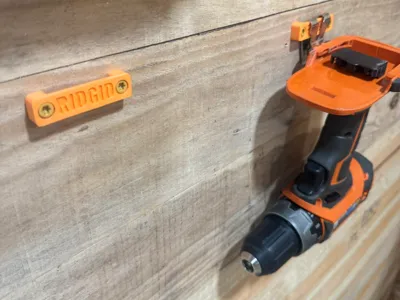 Tool Clip Wall Mount (All Brand Labels and Blanks)