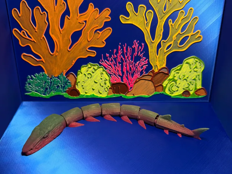 verrückte Wasserschlange / Wasserdrache /Ungeheuer