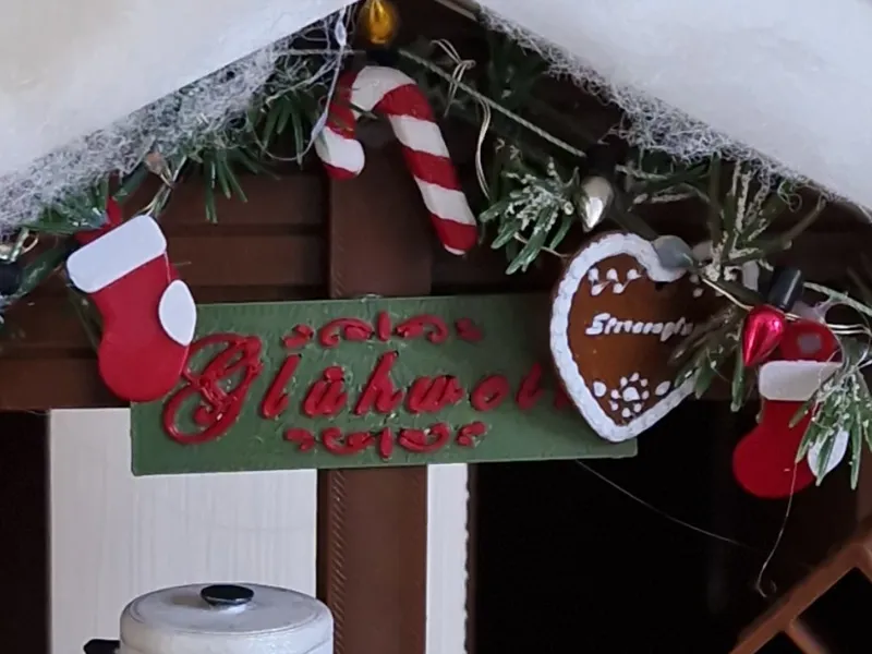 Schild Glühwein