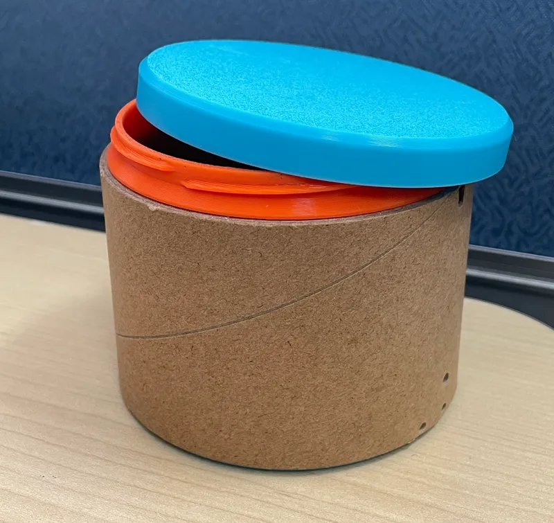 Screw-Top Container/jar || for Bambu spool