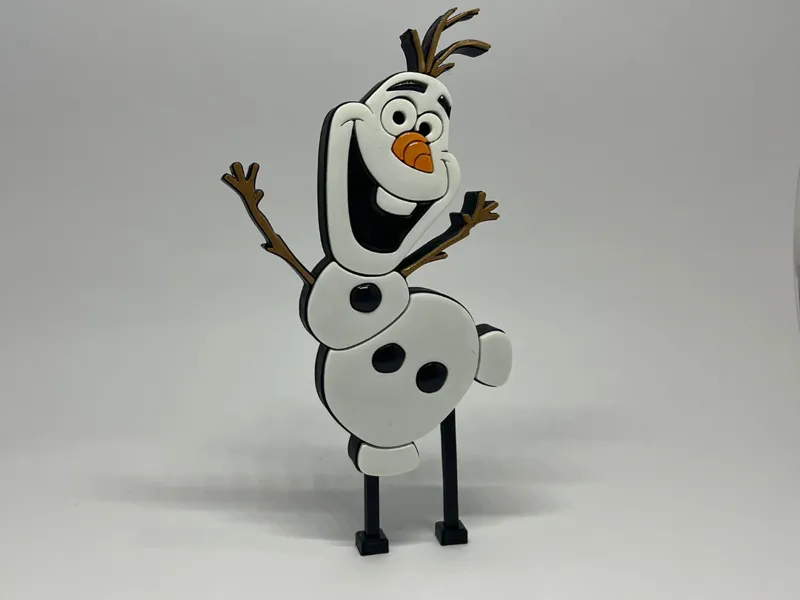 topper per torte di olaf