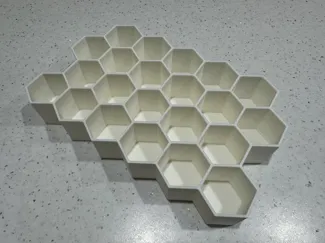 22 Hole Hex Acrylic Paint Holder