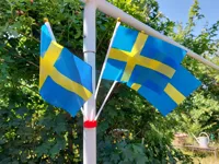 Flagghållare till partytält