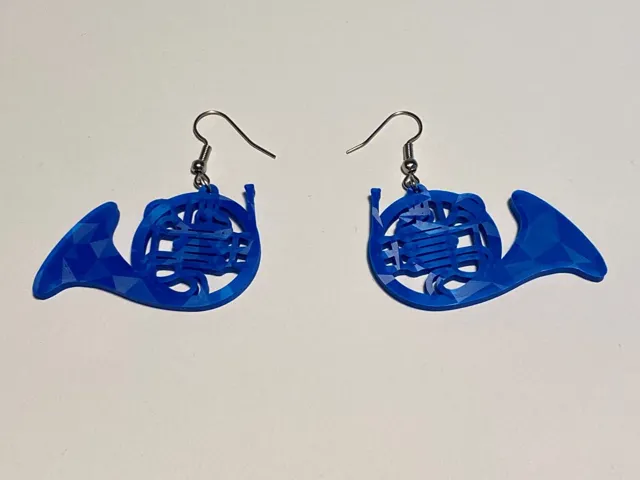 Blue French Horn Earrings - How I Met Your Mother