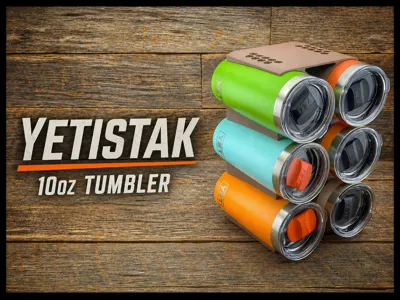 Stackable 10oz YETI Tumbler 4/6/8