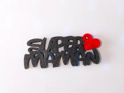 Super Mom keychain 
