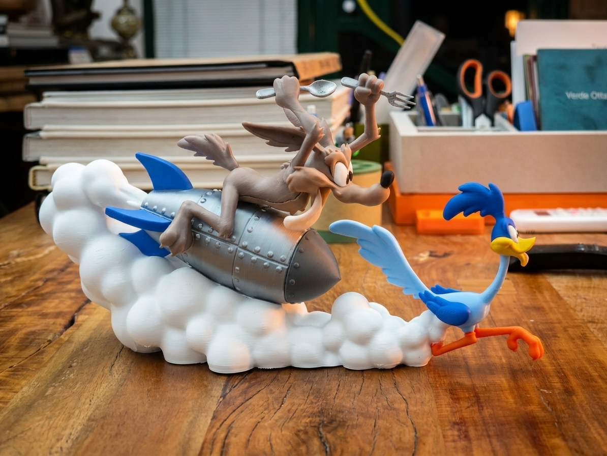 WILE E. COYOTE & ROAD RUNNER – CRAZY CHASE SET - 1