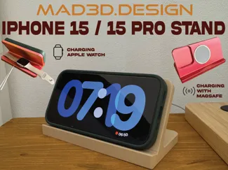 Supporto per Iphone 15 \ 15 Pro + apple watch se