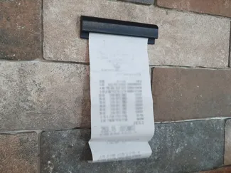 Ticket/Receipt Holder Rack