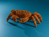 Crabe motif voronoï — photo 1