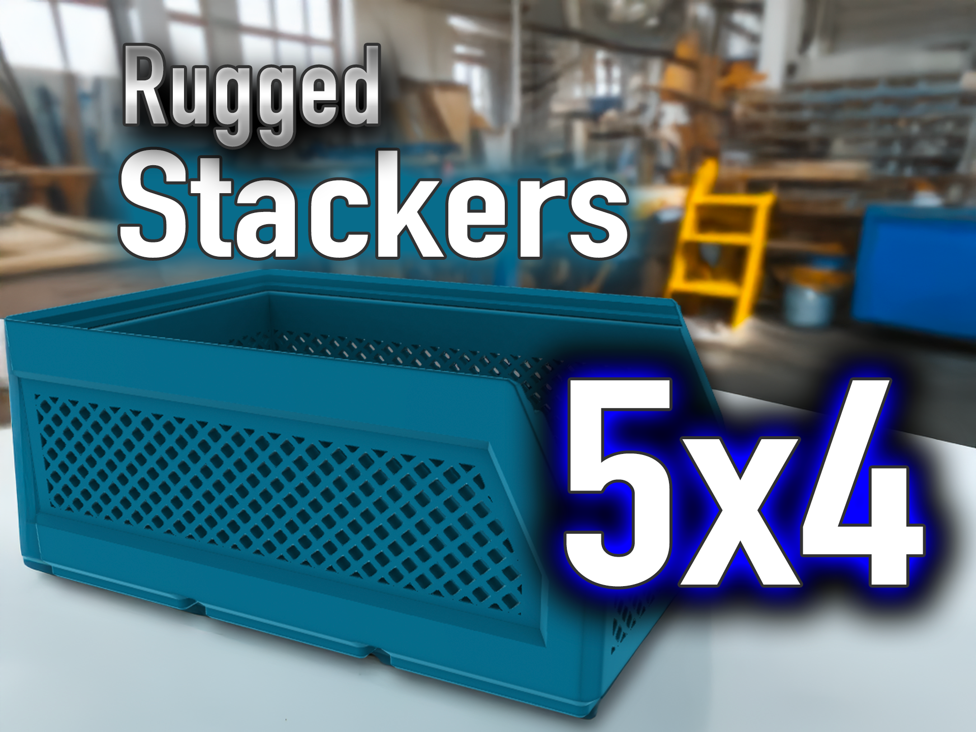 Miniatura 3 do modelo 3D Rugged Stackers - Gridfinity Storage Bins