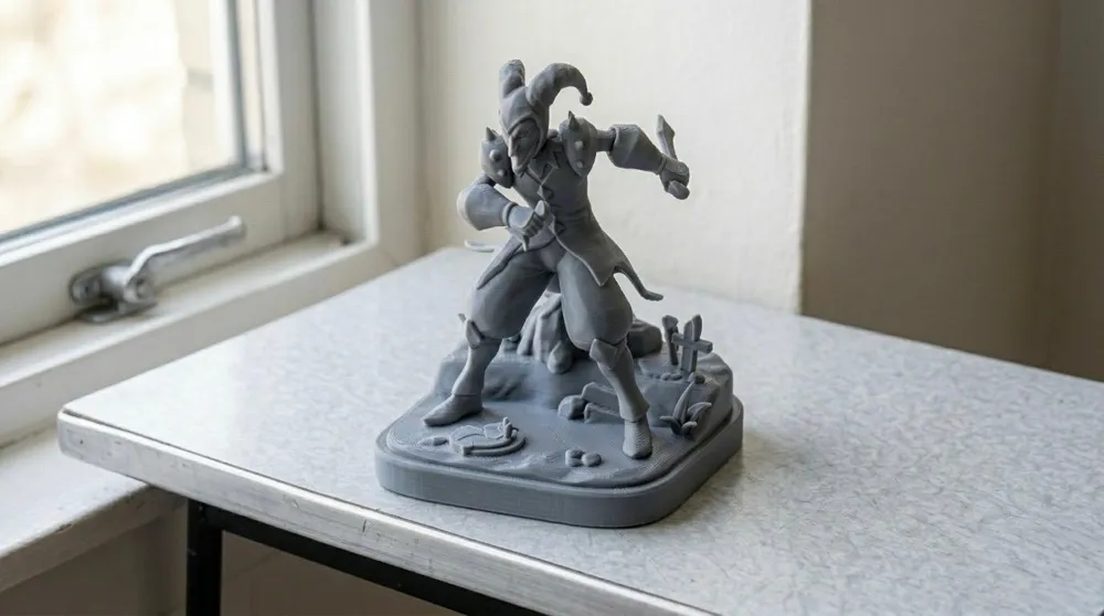 League Shaco Figure Shaco Inspired Miniature – League Fan Art Figure - Free 3D Print Model ...