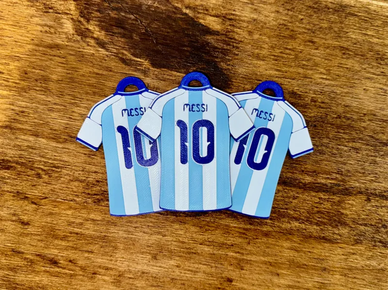 Messi 10 Argentina Jersey- World Cup 2026 Keychain